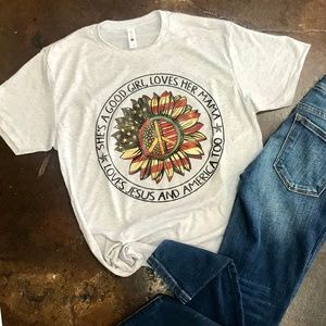 She's A Good Girl Loves Her Mama Graphic Tee